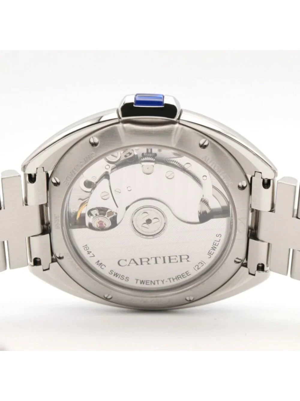 Cartier Watch Cles de Silver Stainless Steel